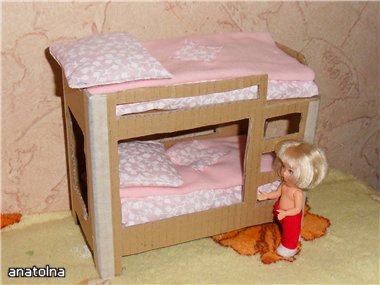 Как сделать кровать для куклы?
