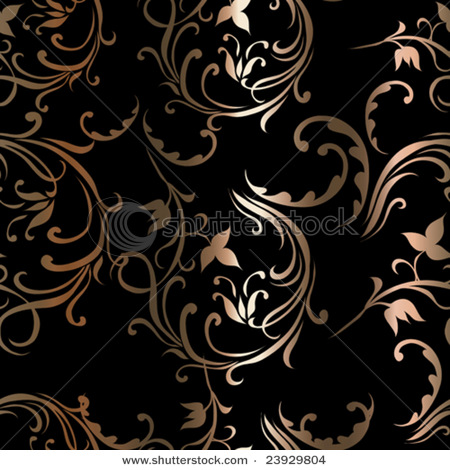 stock-vector-floral-seamless-vintage-gold-on-black-pattern-23929804 (450x470, 90Kb)