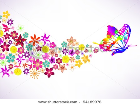 stock-vector-abstract-background-with-butterfly-and-flowers-vector-54189976 (450x340, 46Kb)