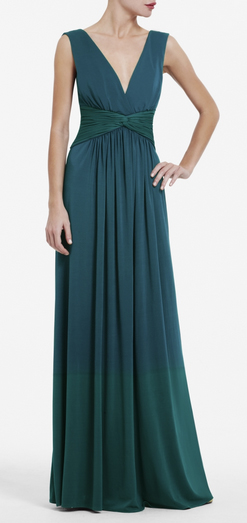 BCBG Max Azria V-NECK maxi DRESS (247x523, 73Kb)