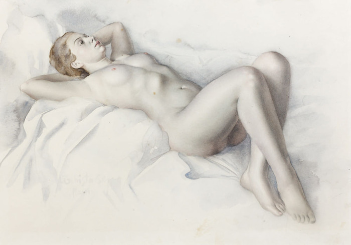 Femme nue allongée (700x489, 51Kb)