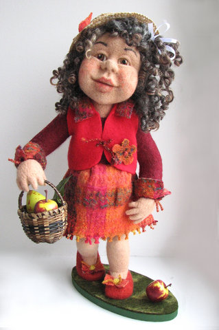 кукла с яблоками (319x480, 68Kb)