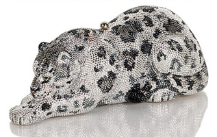 Judith Leiber Wildcat Crystal-Embellished Clutch (317x200, 89Kb)