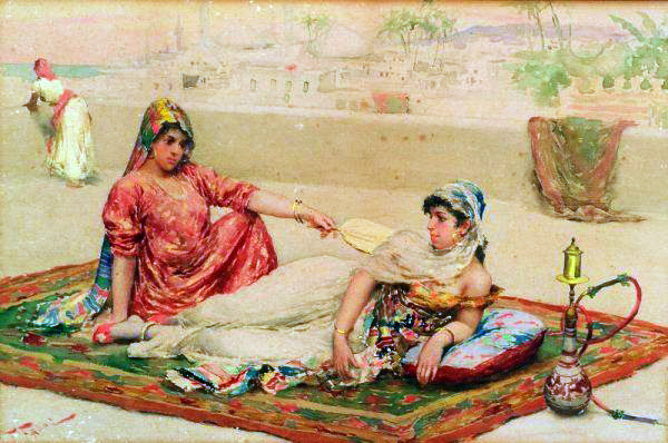 017     (An Odalisque And Her Servant) (600x398, 257Kb)