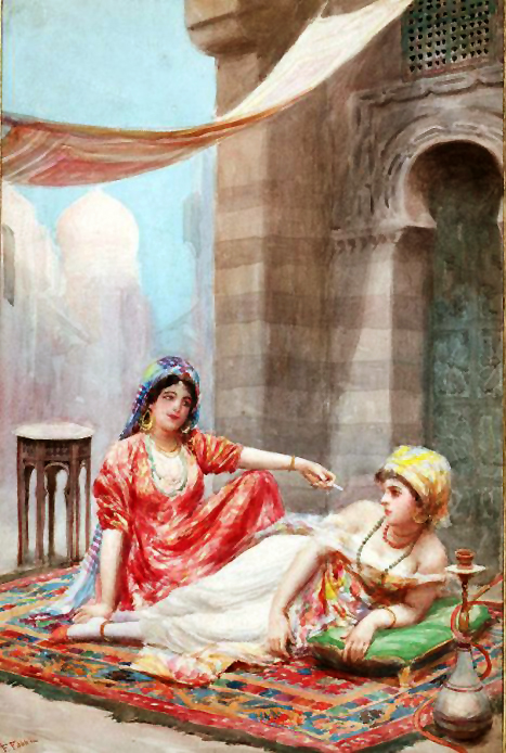 055    (Relaxing In The Harem) (467x694, 302Kb)