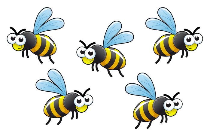 Пчелы для дошкольников. Оса для дошкольников. Мультяшные осы для детей. Пчела рисунок.