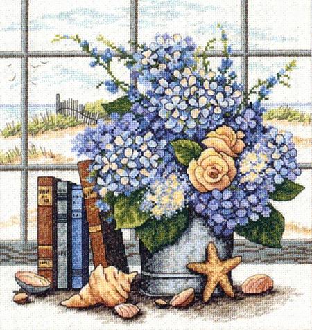 5630023_Dimensions_35166_Hydrangeas_and_Shells (450x477, 77Kb)