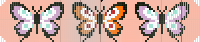 Бабочки (700x148, 111Kb)