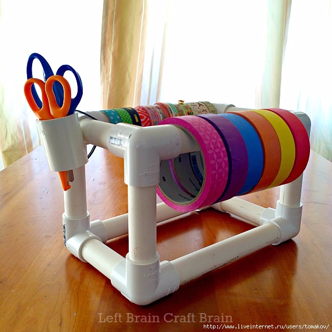 DIY-PVC-Pipe-Tape-Holder-Left-Brain-Craft-Brain (650x650, 233Kb)