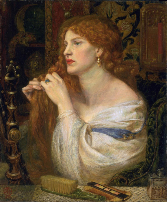 Dante Gabriel Rossetti, Aurelia, 1863-1873, London (578x700, 469Kb)