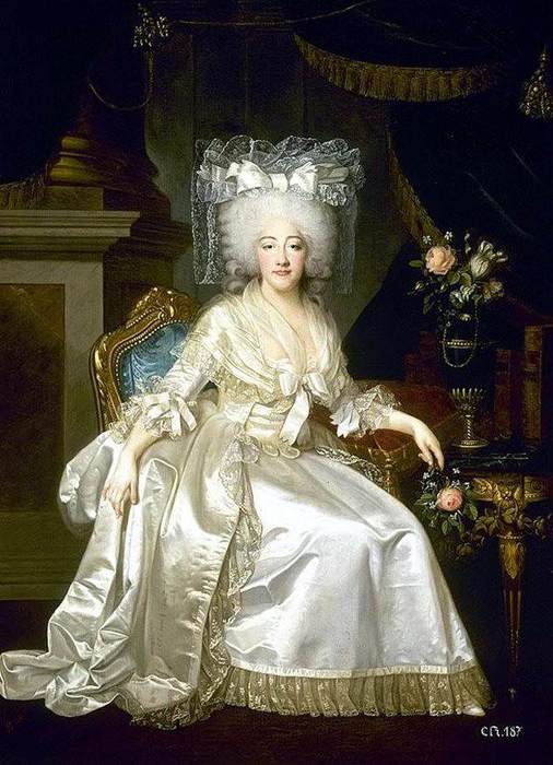 Królowa Maria Józefina1753 - 1810 żona króla francuskiego Ludwika XVIII (506x700, 59Kb)