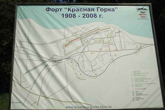 Форт красная горка карта