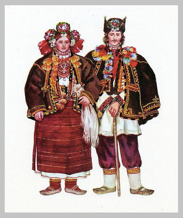 Раскраска костюм народный - 66 фото