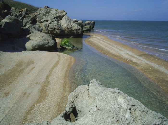 Пляжи азовского моря в крыму