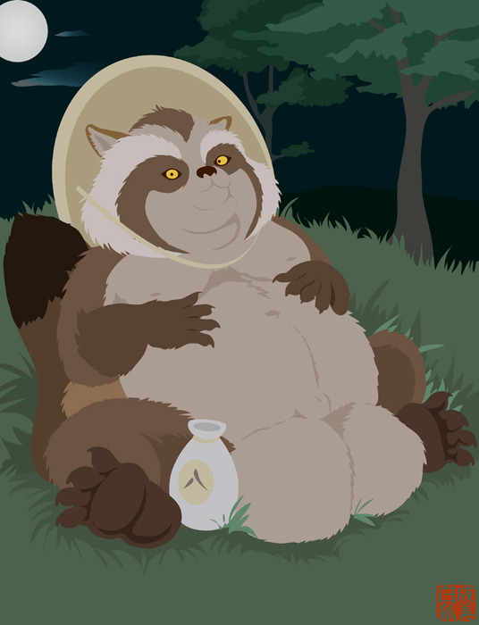 1318272064_tanuki_colour_bn (536x700, 58Kb)