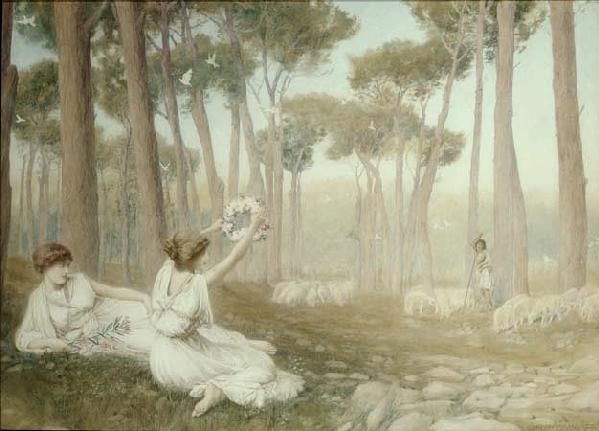 Aphrodite Offering Helen to Paris (599x431, 64Kb)