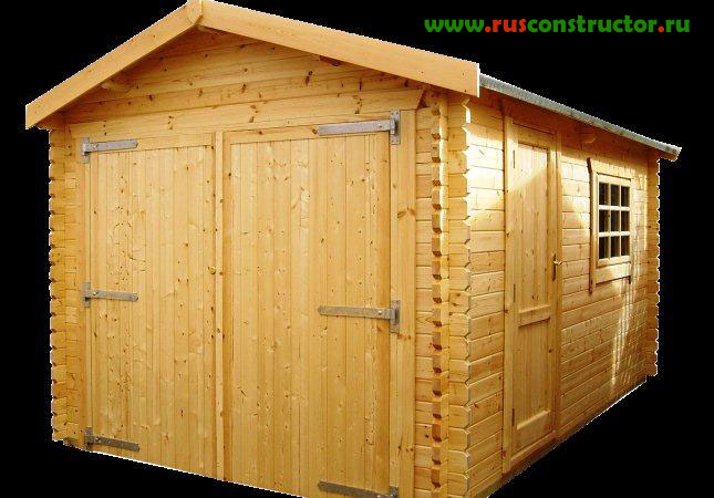 Каркасный деревянный гараж строительство под ключ СПб проекты и цены