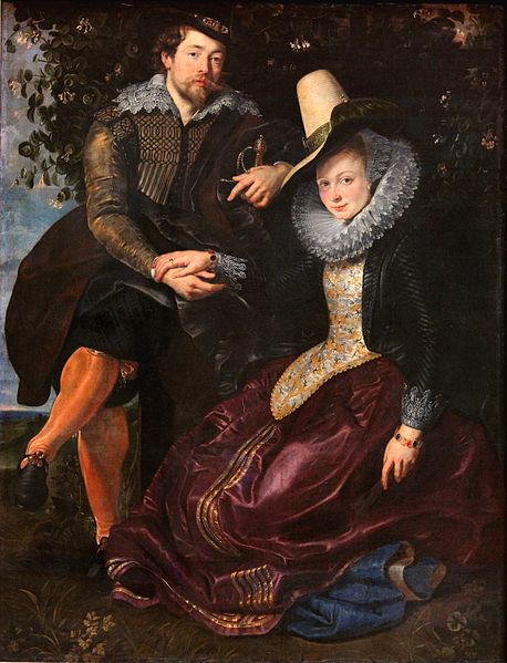 458px-Peter_Paul_Rubens_105elbstporträt des Malers mit seiner Frau Isabella Brant in der Geißblattlaube (458x599, 58Kb)