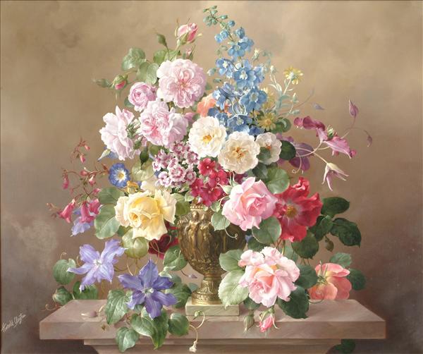 Still life of mixed flowers (600x502, 47Kb)