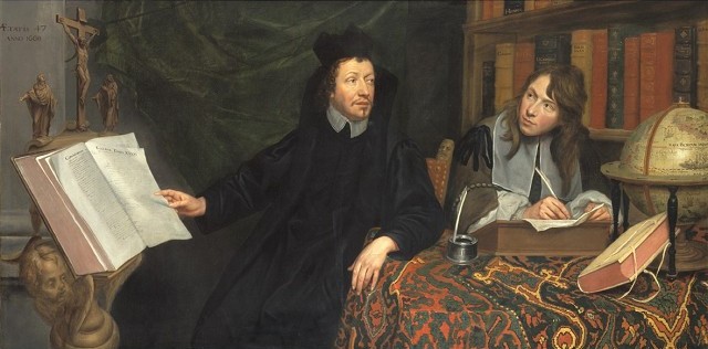 Portret van een theoloog met zijn secretaris (640x316, 56Kb)