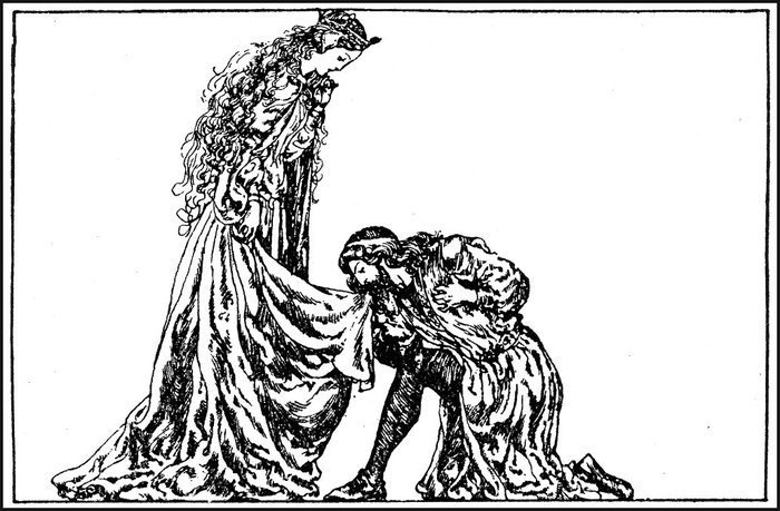 Willy Pogany from Part IV, The Strife of Song Tannhuser by Richard Wagner Brentanos 1911 (700x459, 78Kb)