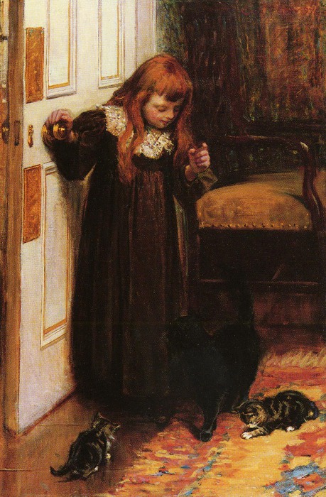 Edith_Grey_1889-1913_Playing_With_The_Kittens (459x700, 122Kb)