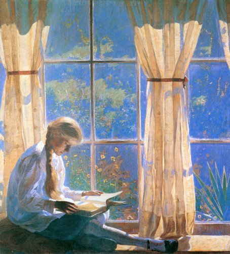 34303910_Daniel_Garber__Orchard_Window_1918 (454x500, 64Kb)