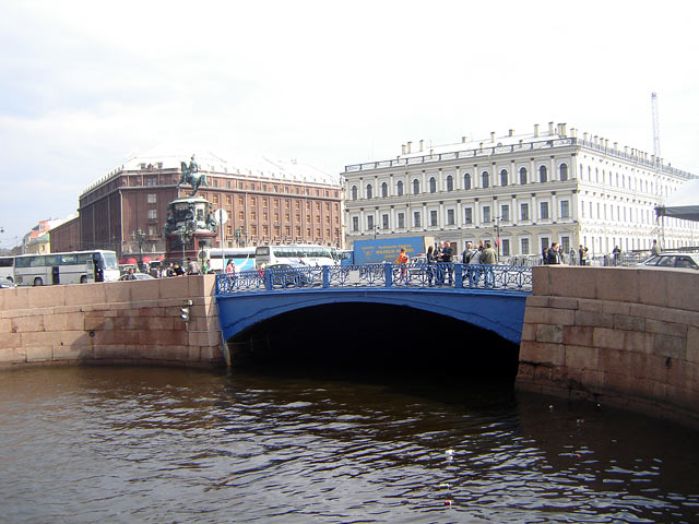 Синий мост санкт петербург самый широкий в мире фото