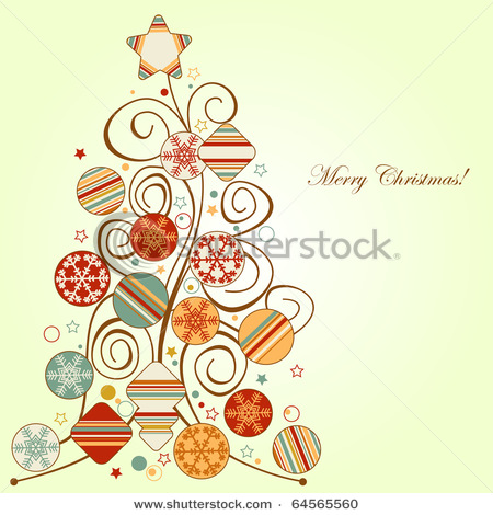 stock-vector-retro-christmas-tree-64565560 (450x470, 89Kb)