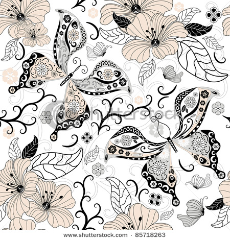 stock-vector-gentle-white-seamless-floral-pattern-with-pastel-flowers-and-butterflies-vector-85718263 (450x470, 127Kb)