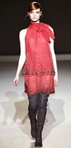  Alberta Ferretti Fall 2011 RTW Embellished Tiered Halter Neck Chiffon Dress (335x700, 160Kb)