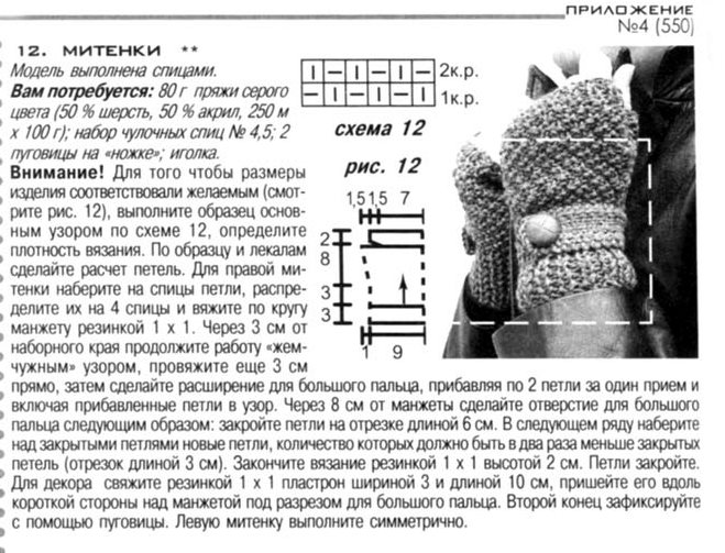 Митенки спицами схемы с описанием. Схема варежки-перчатки с откидным верхом. Варежки-перчатки с откидным верхом схемы вязания. Митенки Совы крючком схемы с описанием. Варежки из толстой пряжи спицами схемы.