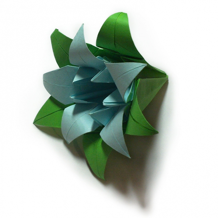 Оригами ирис: инструкция с фото