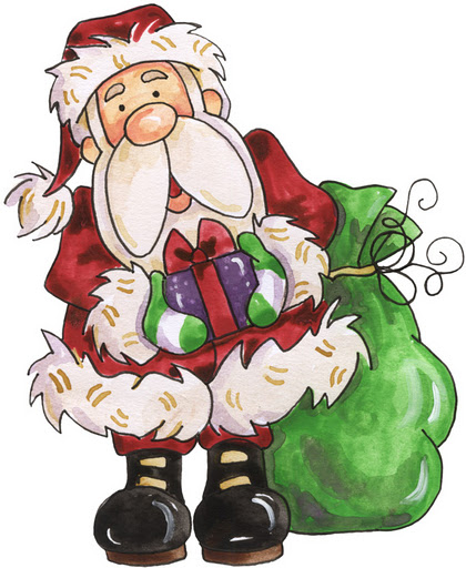 Santa Giving (420x512, 80Kb)