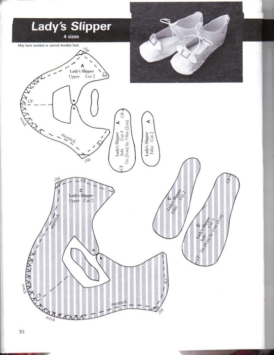 Make Doll Shoes workbook 1 030 (541x700, 175Kb)
