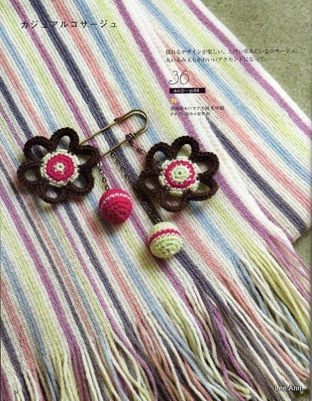 Hand Knitted Corsages 4 (448x576, 136Kb)