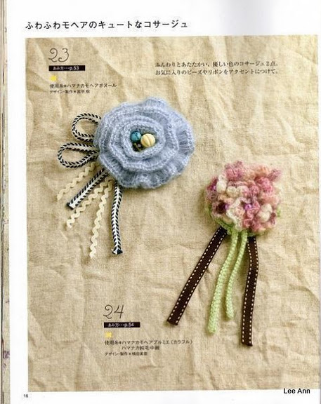 Hand Knitted Corsages 67 (457x576, 88Kb)