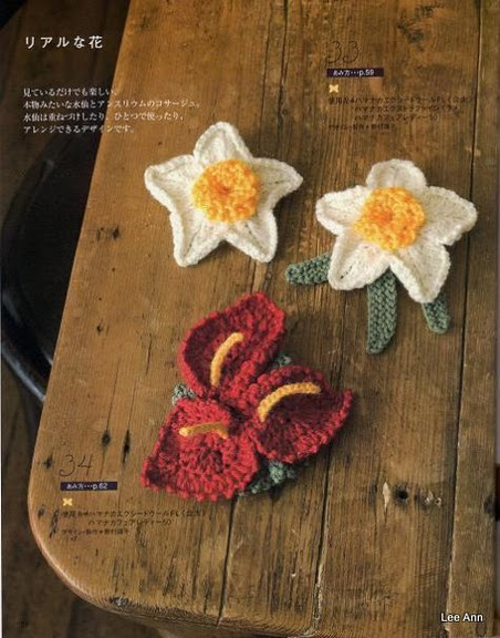Hand Knitted Corsages 73 (452x576, 85Kb)