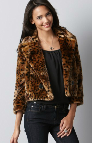 Loft Faux Fur Cheetah Jacket (321x499, 127Kb)