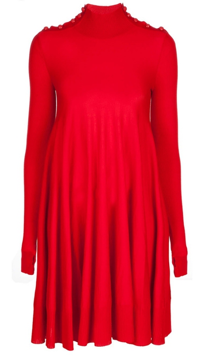 ALEXANDER MCQUEEN - KNITTED TRAPEZE DRESS (416x700, 107Kb)