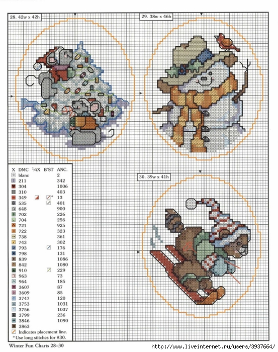 78 xmas ornaments charts 28-30 (553x700, 364Kb)
