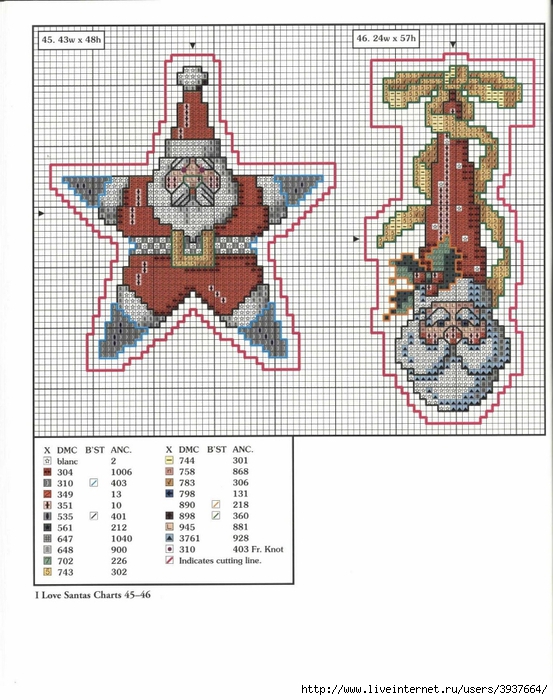78 xmas ornaments charts 45-46 (553x700, 281Kb)
