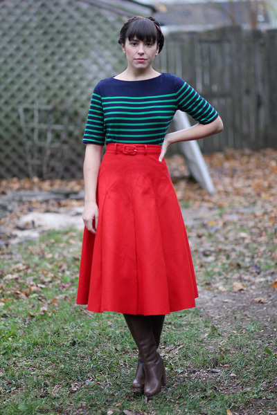 green-striped-ralph-lauren-blouse-red-full-vintage-skirt_400 (400x600, 132Kb)