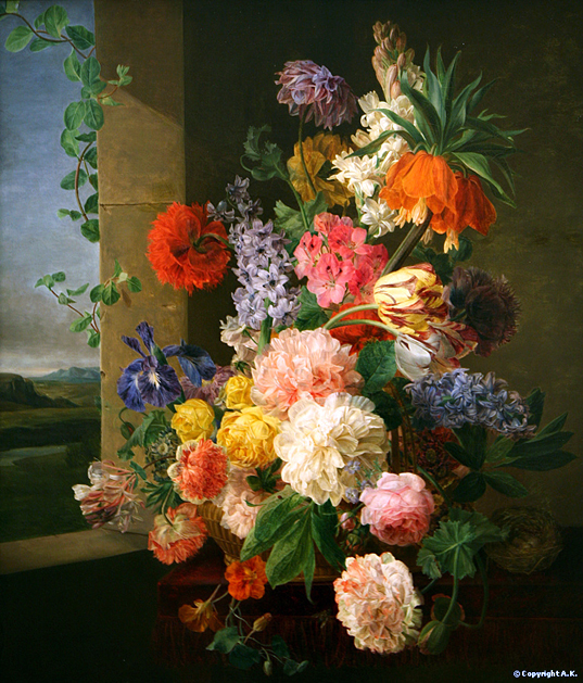 Dael 016 - Fleurs Devant Une Fenetre (537x629, 443Kb)