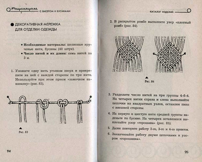 Макраме одежда своими руками схемы