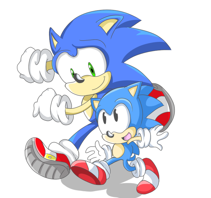 sonic_and_sonic_by_xxangelsonicxx-d4evv3x (700x654, 209Kb)