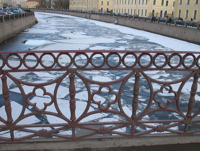 Решетки на мостах спб