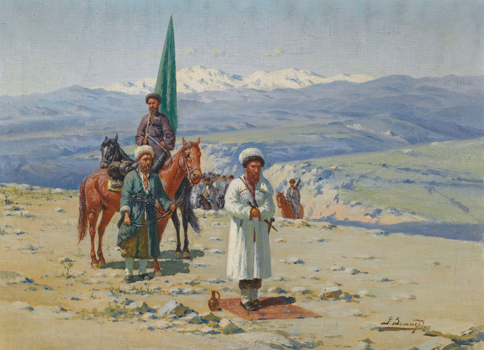 Imam Shamil in the Caucasus (700x506, 475Kb)