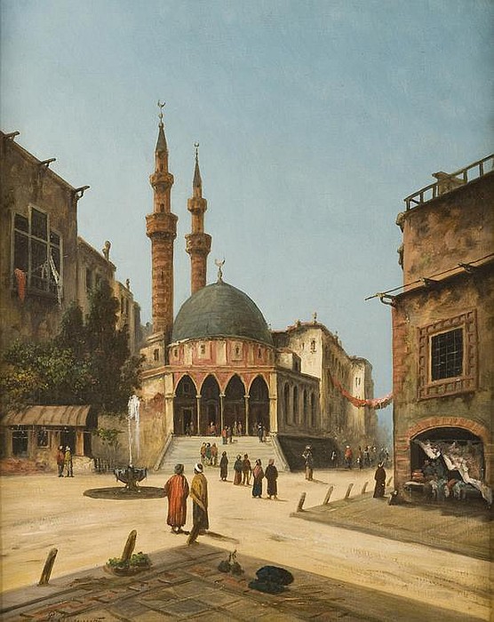 Mosquée à Istanbul.Huile sur toile (556x700, 112Kb)
