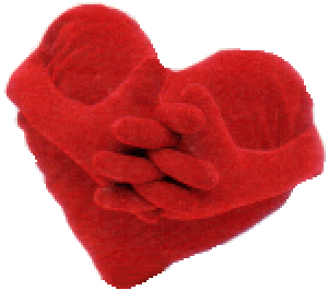 подушка-сердечко с руками (300x276, 25Kb)